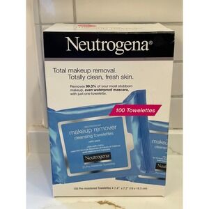 Neutrogena Makeup Remover Cleansing‎ Towelettes 100 Count 4 Refills Box Damage